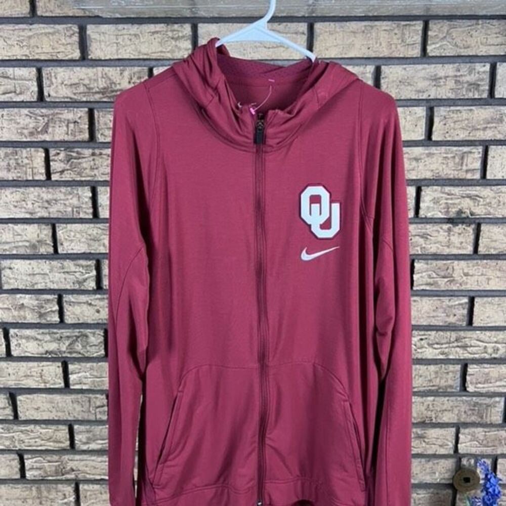 Oklahoma sooners zip up hoodie‎ size large